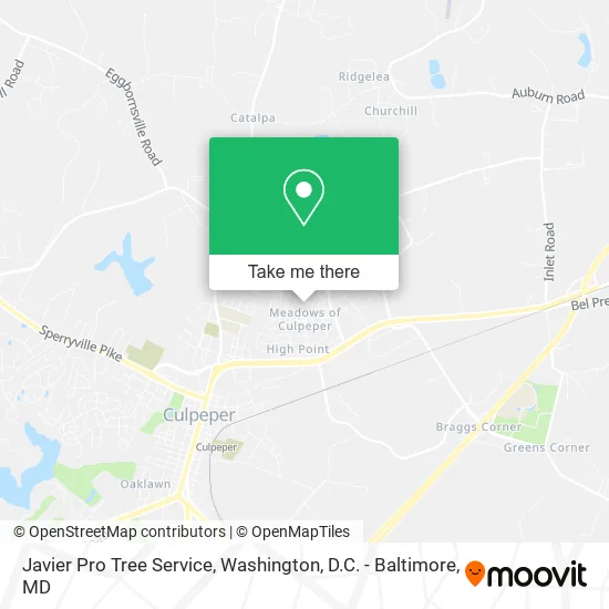 Javier Pro Tree Service map