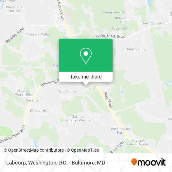 Labcorp map