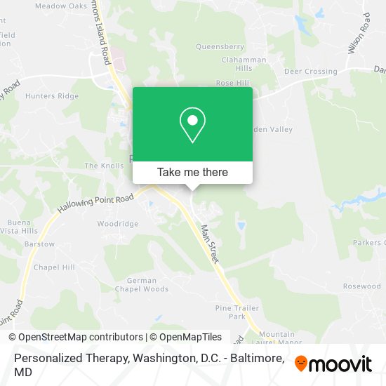 Personalized Therapy map