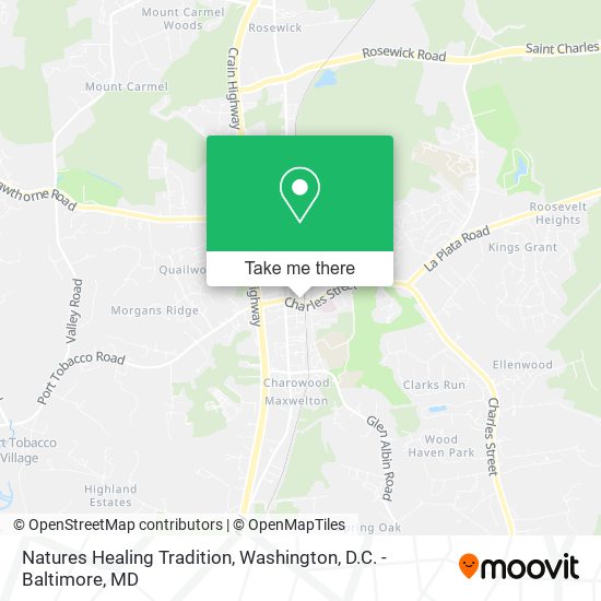 Mapa de Natures Healing Tradition