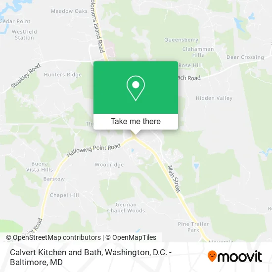 Calvert Kitchen and Bath map