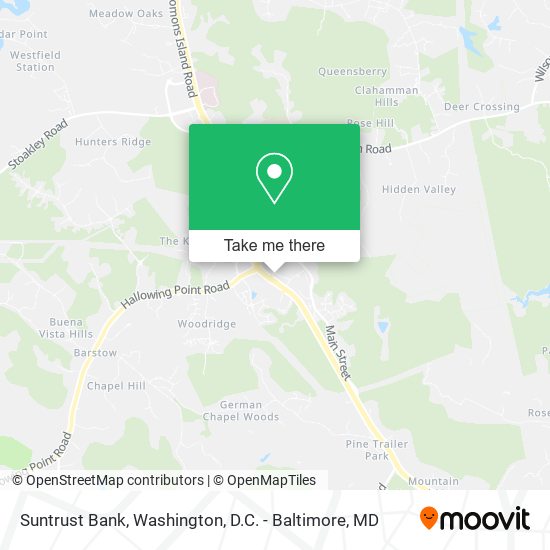 Suntrust Bank map