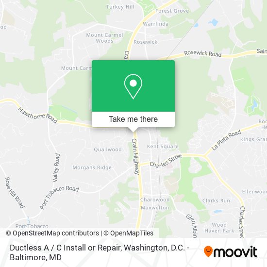 Mapa de Ductless A / C Install or Repair