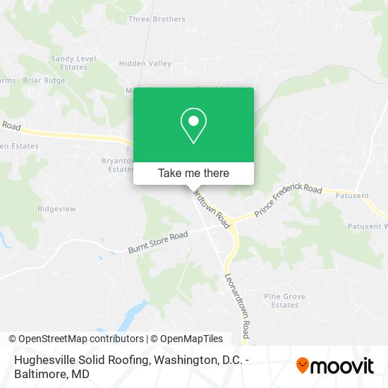 Mapa de Hughesville Solid Roofing
