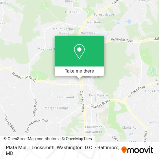 Plata Mul T Locksmith map