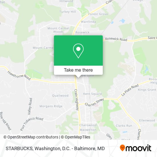 STARBUCKS map