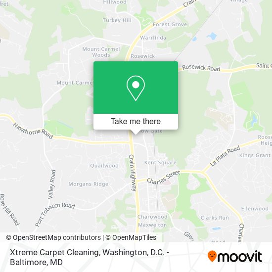 Xtreme Carpet Cleaning map