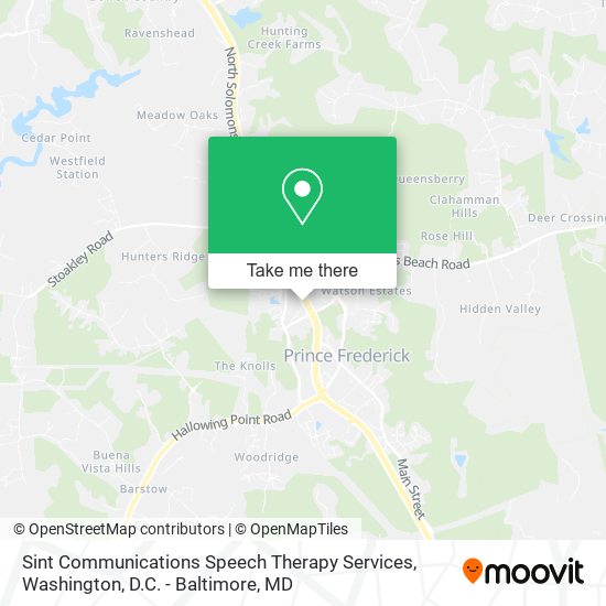 Mapa de Sint Communications Speech Therapy Services