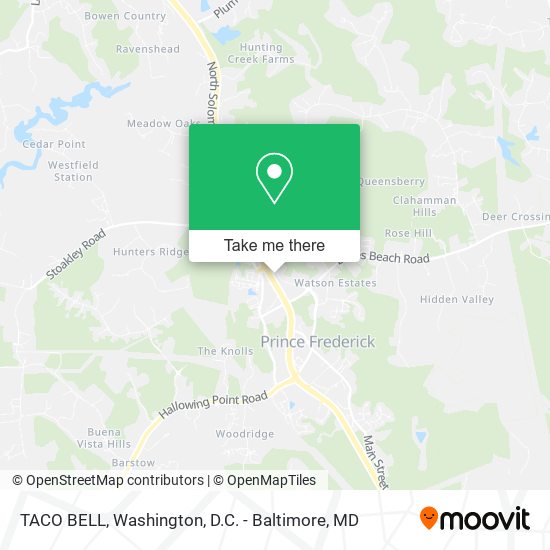 TACO BELL map