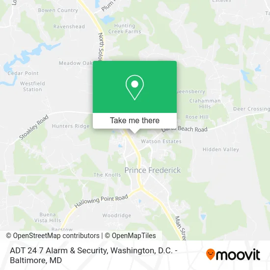 ADT 24 7 Alarm & Security map