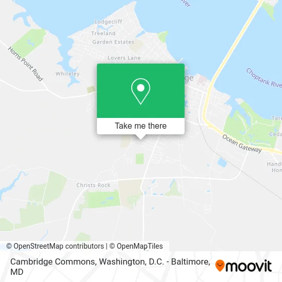 Cambridge Commons map