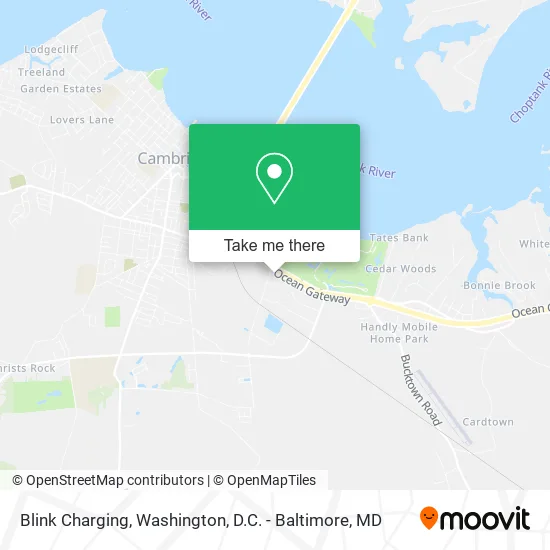 Mapa de Blink Charging