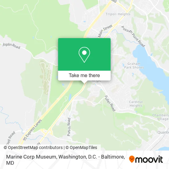 Marine Corp Museum map