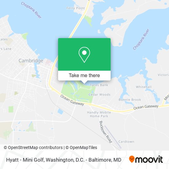 Mapa de Hyatt - Mini Golf