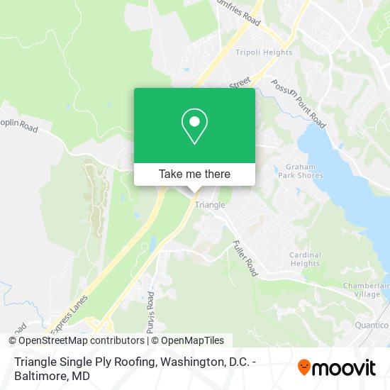 Triangle Single Ply Roofing map