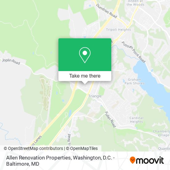 Mapa de Allen Renovation Properties