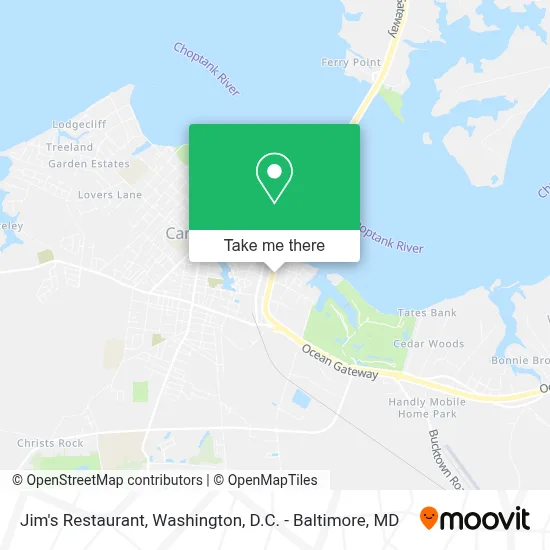 Jim's Restaurant map