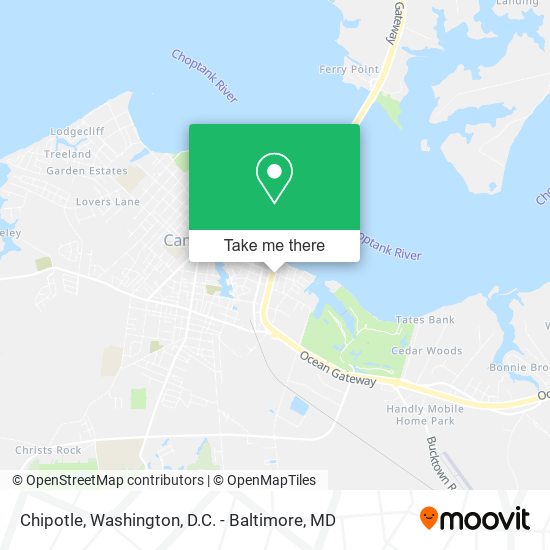Mapa de Chipotle