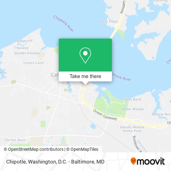 Mapa de Chipotle