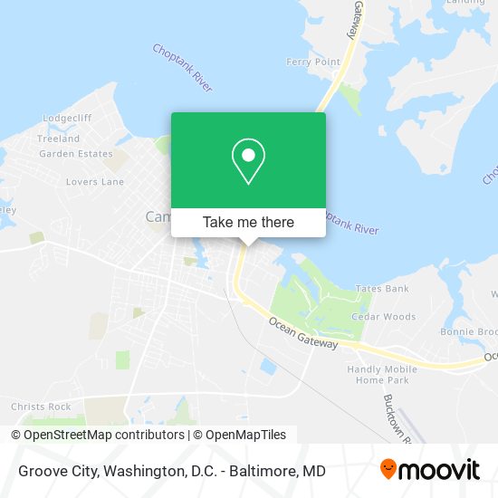 Groove City map