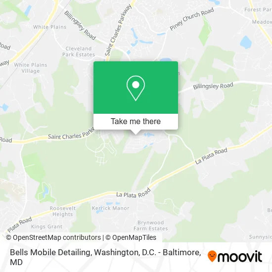 Bells Mobile Detailing map
