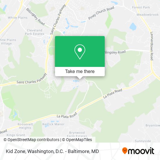 Kid Zone map