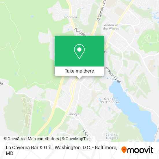 La Caverna Bar & Grill map