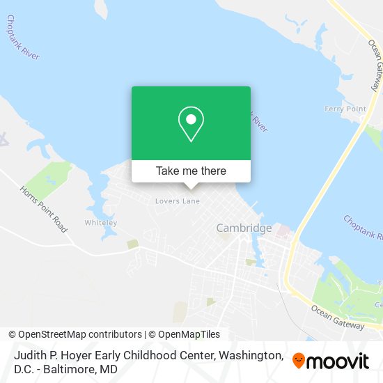 Judith P. Hoyer Early Childhood Center map