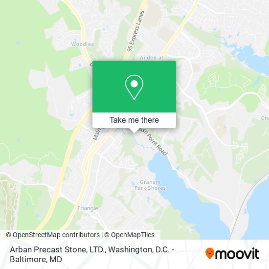 Arban Precast Stone, LTD. map
