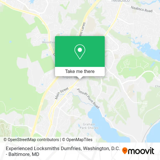 Experienced Locksmiths Dumfries map