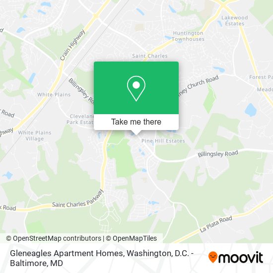 Gleneagles Apartment Homes map