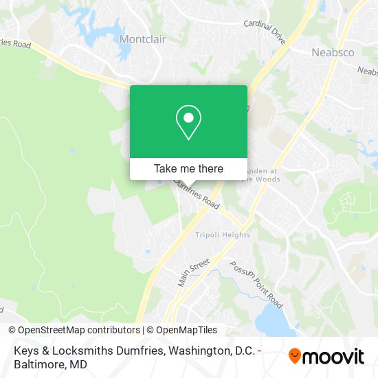 Mapa de Keys & Locksmiths Dumfries