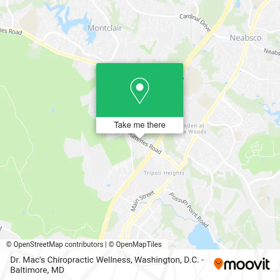 Dr. Mac's Chiropractic Wellness map