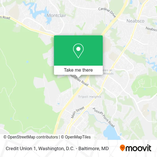 Credit Union 1 map