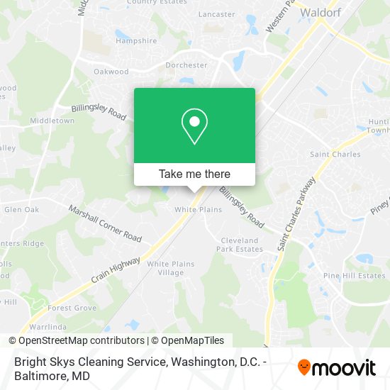 Bright Skys Cleaning Service map