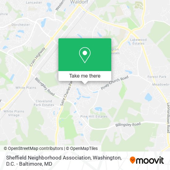 Sheffield Neighborhood Association map
