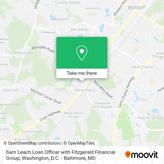 Sam Leach Loan Officer with Fitzgerald Financial Group map