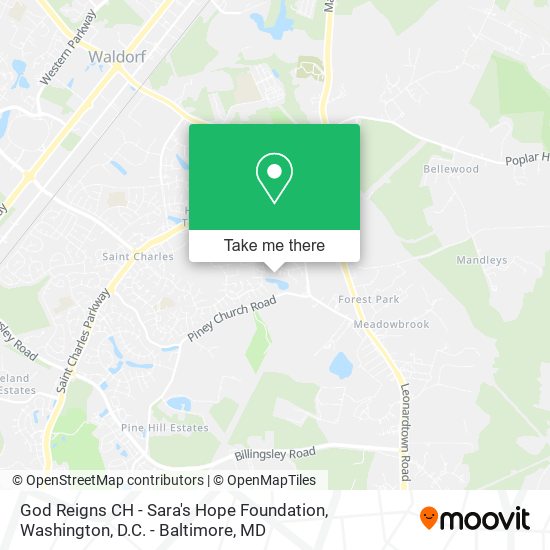 Mapa de God Reigns CH - Sara's Hope Foundation