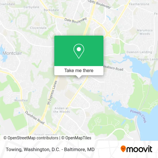 Towing map