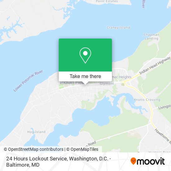 24 Hours Lockout Service map