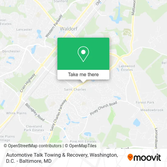 Automotive Talk Towing & Recovery map
