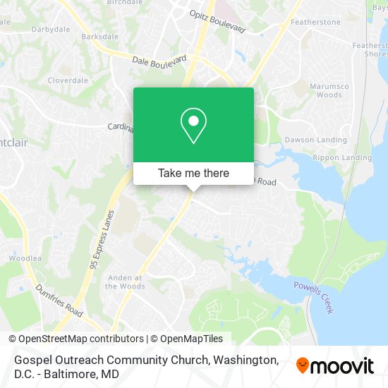 Gospel Outreach Community Church map