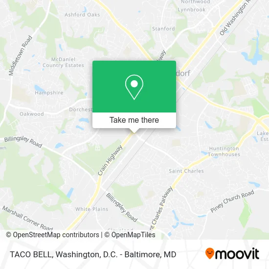 TACO BELL map