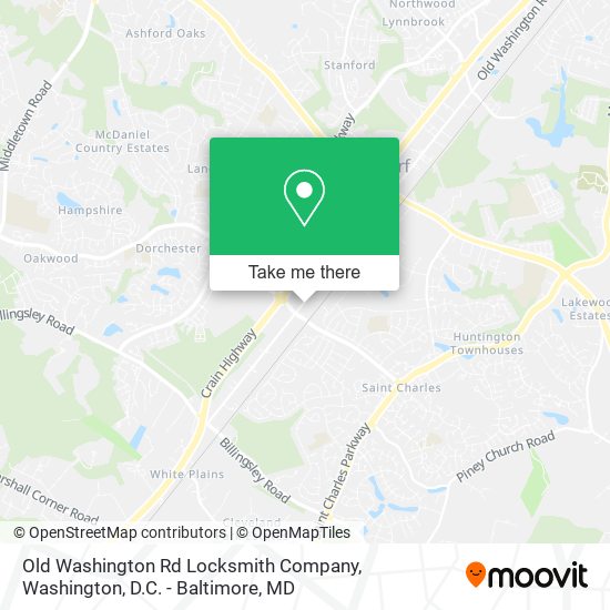 Old Washington Rd Locksmith Company map