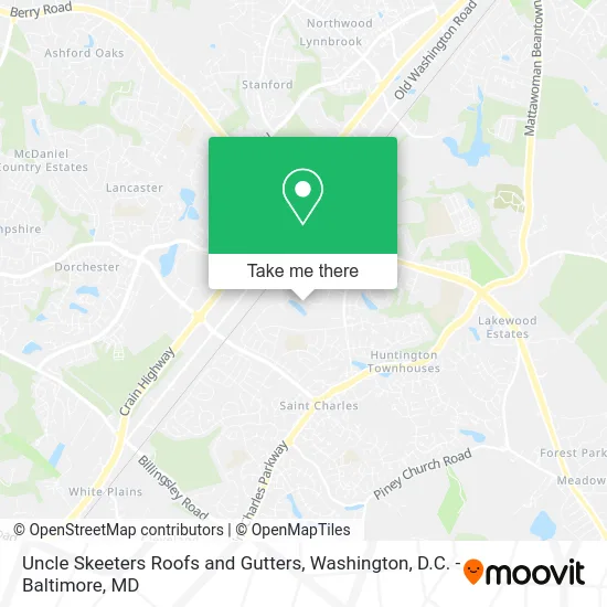 Uncle Skeeters Roofs and Gutters map