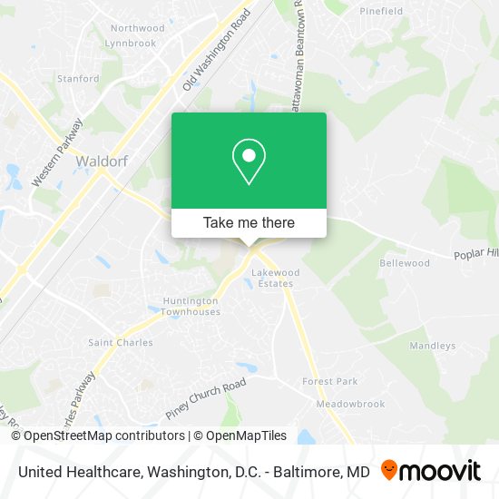 United Healthcare map