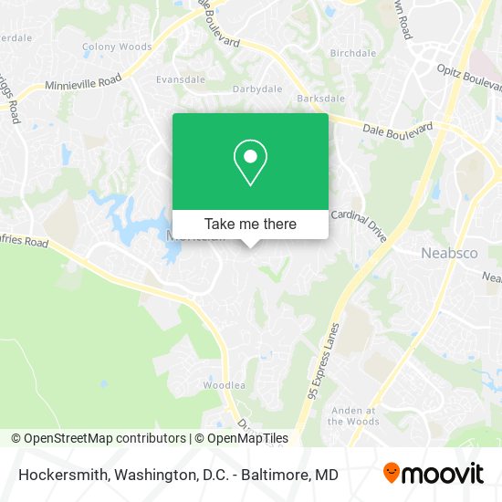 Hockersmith map