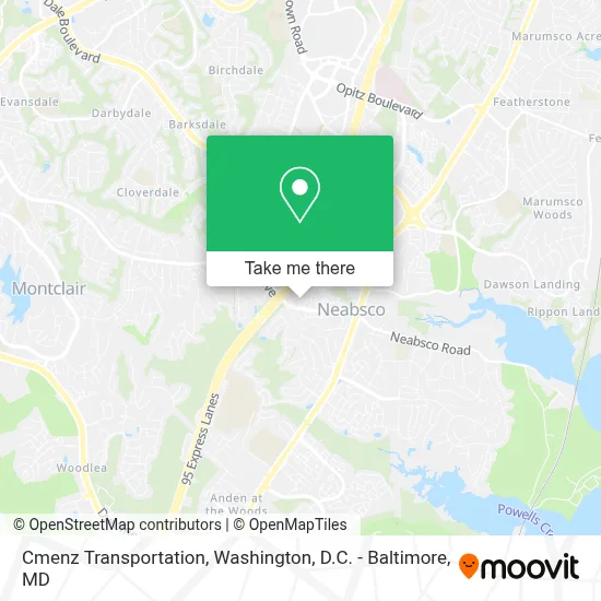 Cmenz Transportation map