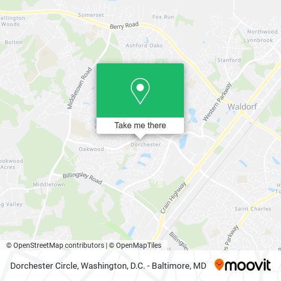 Dorchester Circle map