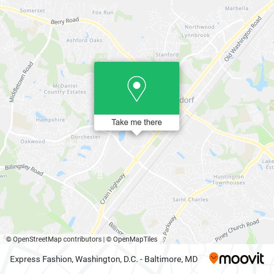 Express Fashion map